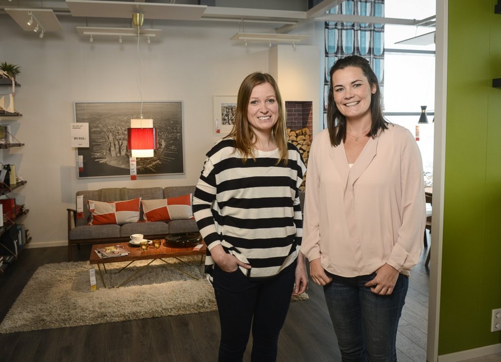 Valgerður María og Fjóla Kristín