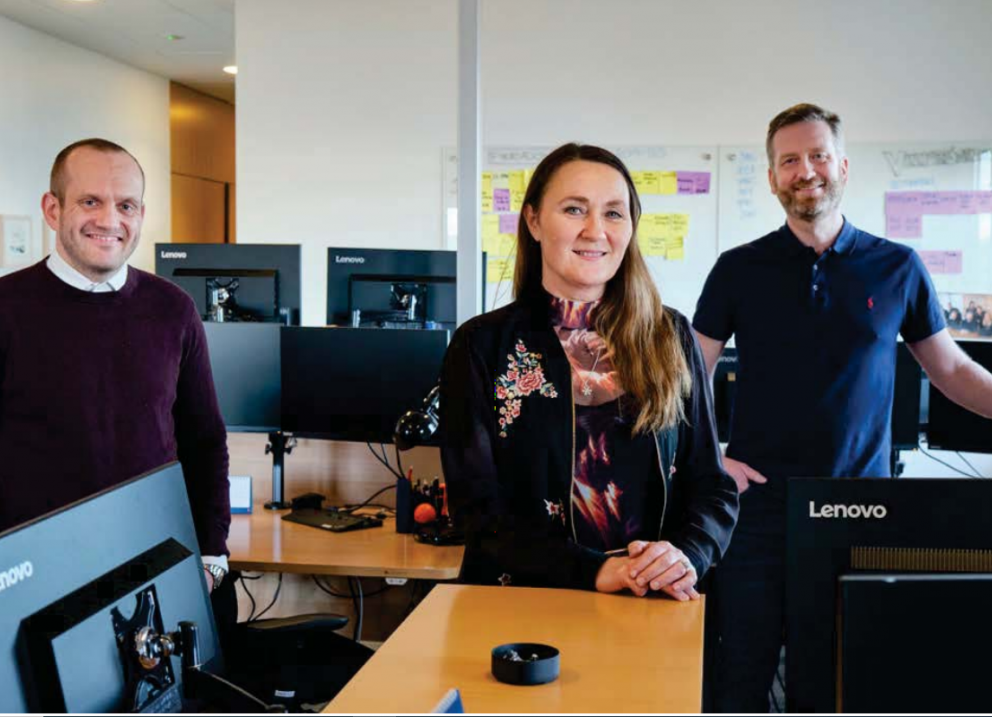 Stefán Ólafur Stefánsson, Jónína Waagfjörð og Þorsteinn Hilmarsson Mynd FRÉTTABLAÐIÐ/ANTON BRING