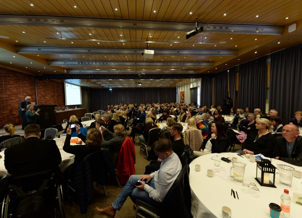 Morgunfundurinn var fjölsóttur