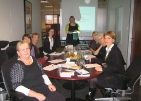 Ráðgjafar á námskeiði