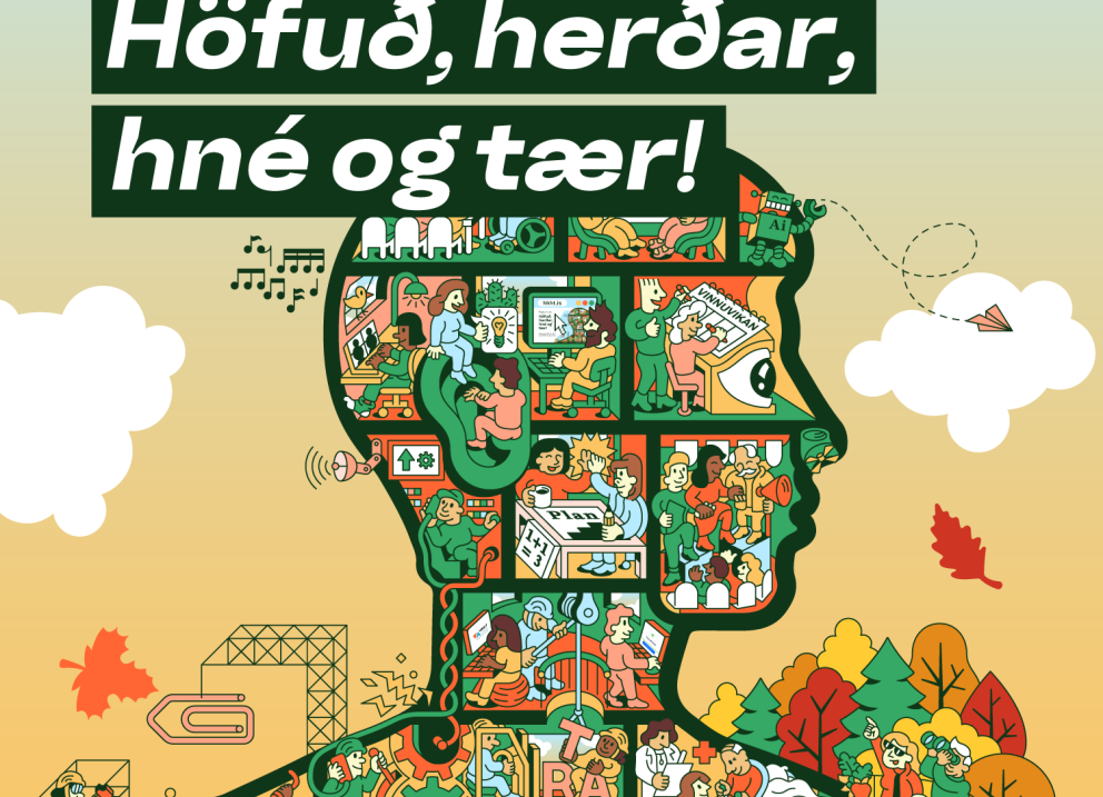 Hugsum um: Höfuð, herðar, hné og tær!